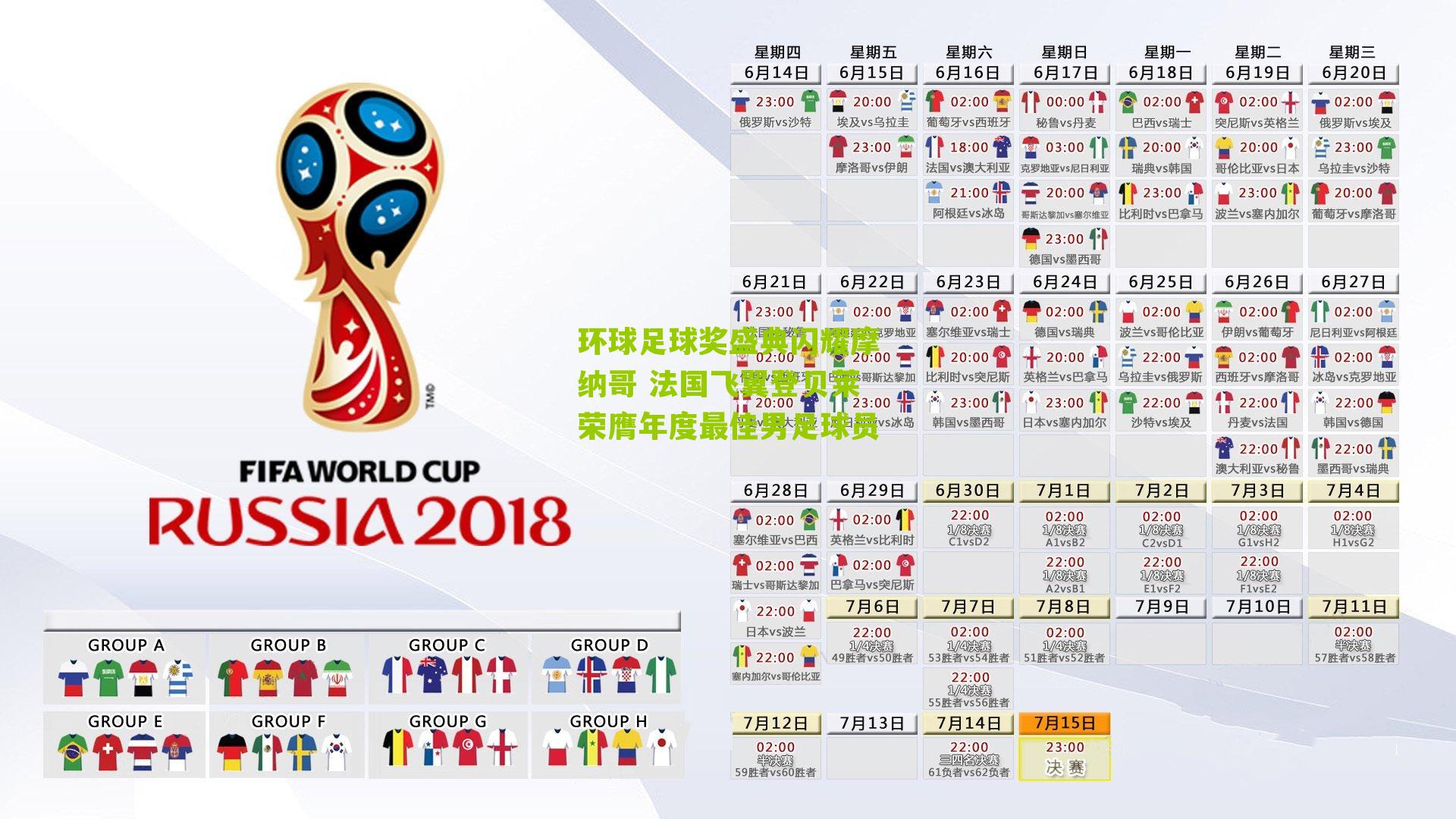 环球足球奖盛典闪耀摩纳哥 法国飞翼登贝莱荣膺年度最佳男足球员